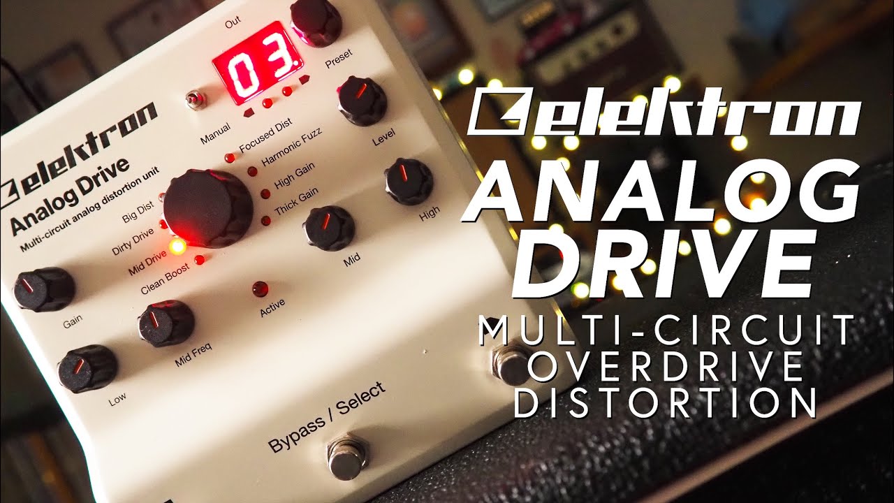 *FIXED DEMO* Elektron // Analog Drive Multi-Circuit Boost Overdrive Distortion