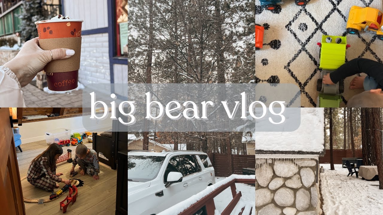 Big Bear Family Vacation Vlog | Cozy Cabin Stay, Snow Play & Winter Adventures
