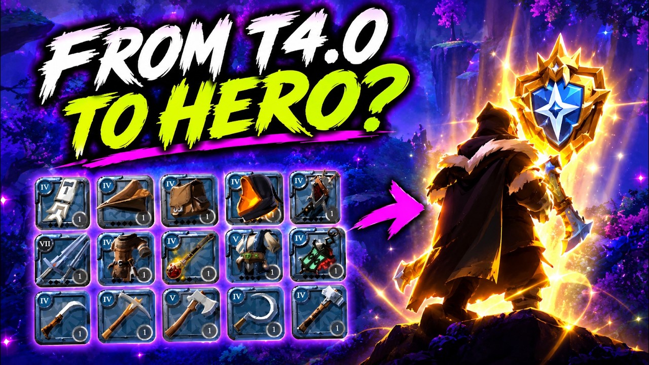 From 4.0 to Hero&hellip; How Far Can I Go? 💰 | Solo Gathering & Ganking | Albion Online | Ep. 14