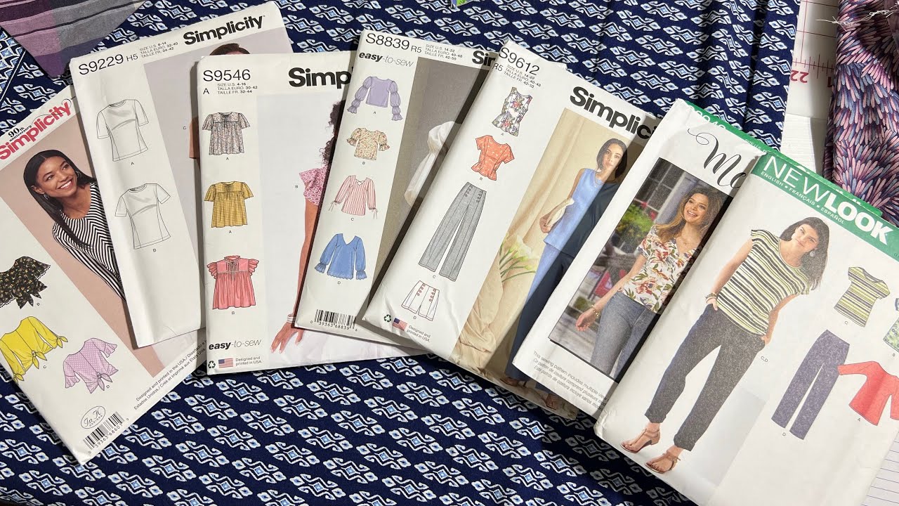 #fridaysews 6-28-24 Patterns, plans, to make a practice garment or not!