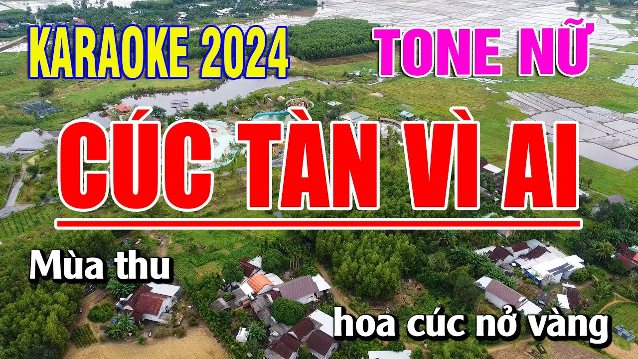 Karaoke Cúc Tàn Vì Ai Tone Nữ | Bạch Duy Sơn