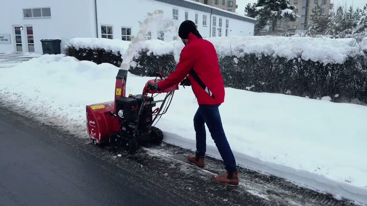 Vi testar AL-KO SnowLine 760.4 TE LED | Bensindriven snöslunga! ❄️ | AL-KO Gardentech SE