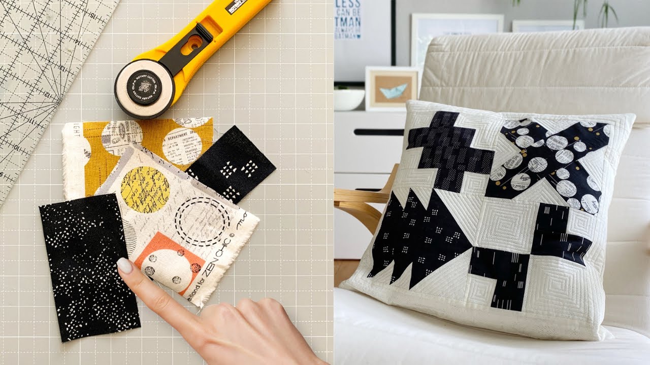 Grundkurs Patchwork: Nähe einen tollen Kissenbezug