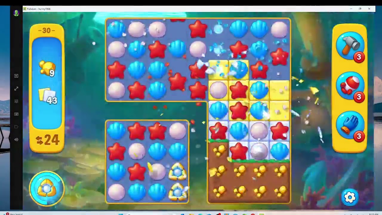 Fishdom Level 30 Walkthrough | Step by Step F2P Strategy Guide