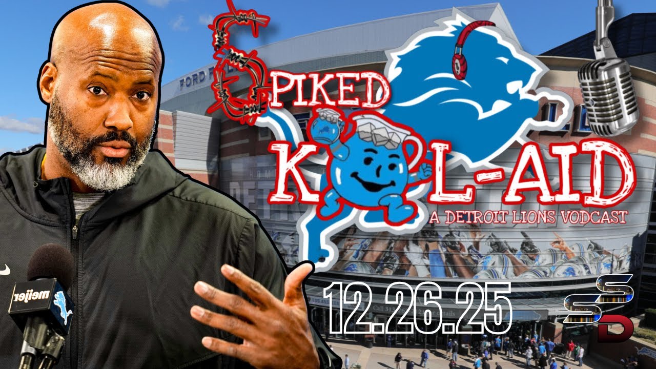 Detroit Lions Spiked Kool Aid 12.26.25: Season is OVER!!!!