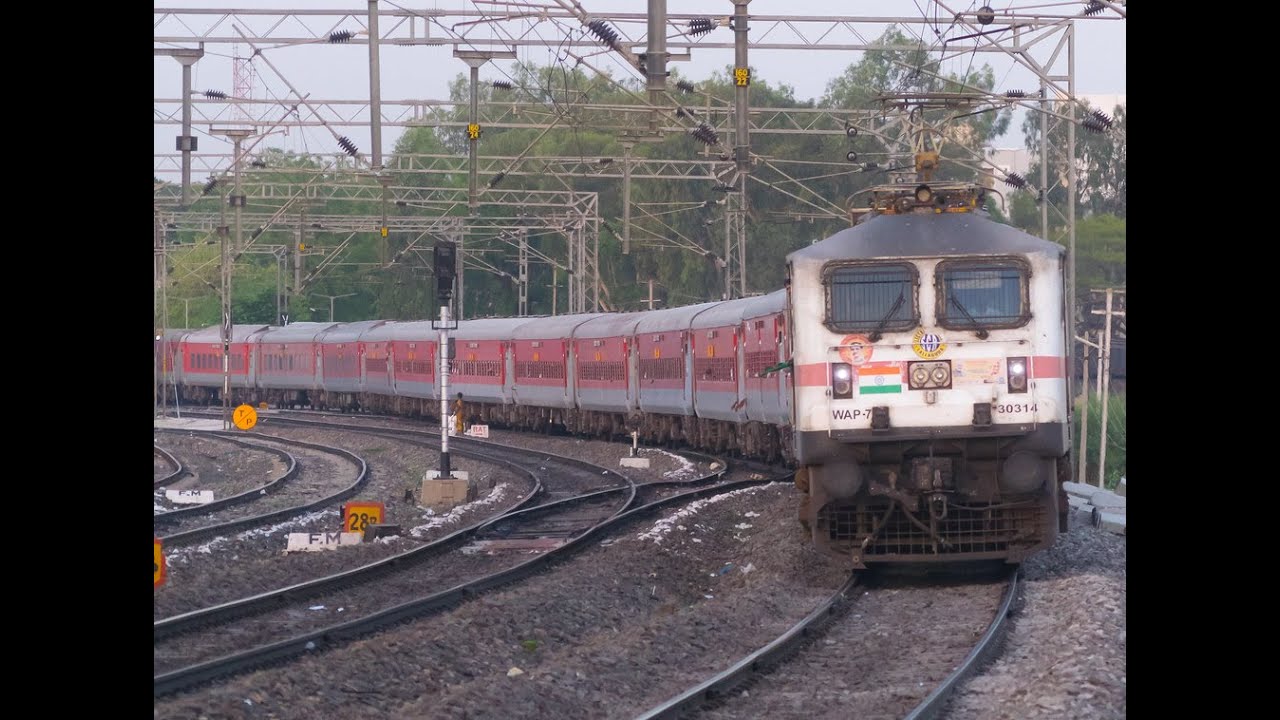 First LHB Run of Seshadri Express (17210) on 13th Jan 2026
