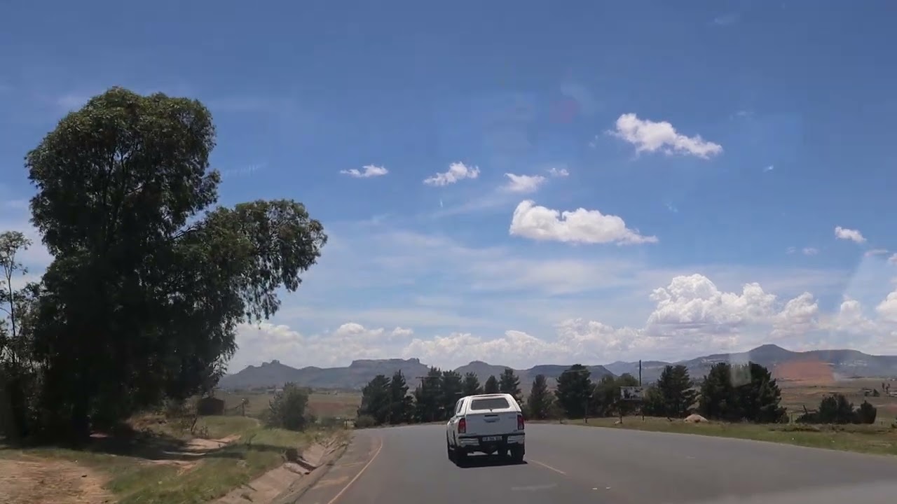 Driving From Mafeteng to Maseru, Lesotho