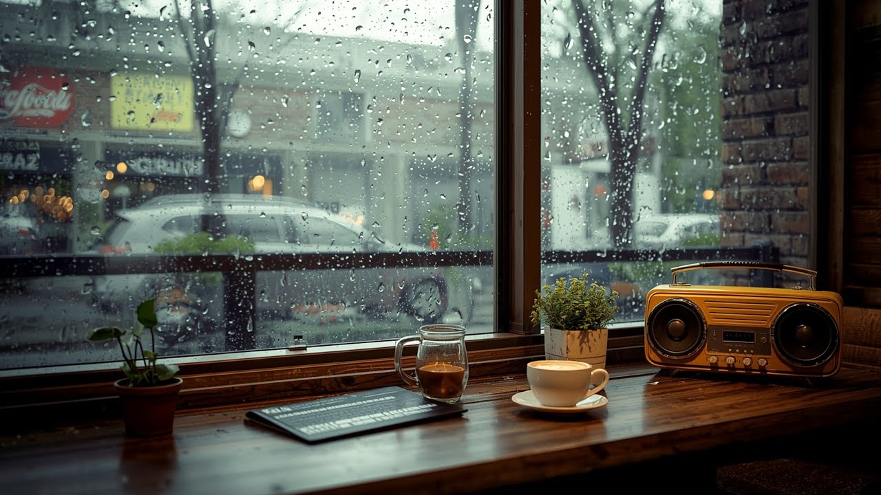 ☕ Rainy Day Café Jazz | Smooth Jazz & Bossa Nova for Relaxing Calm – PureNatureSleep