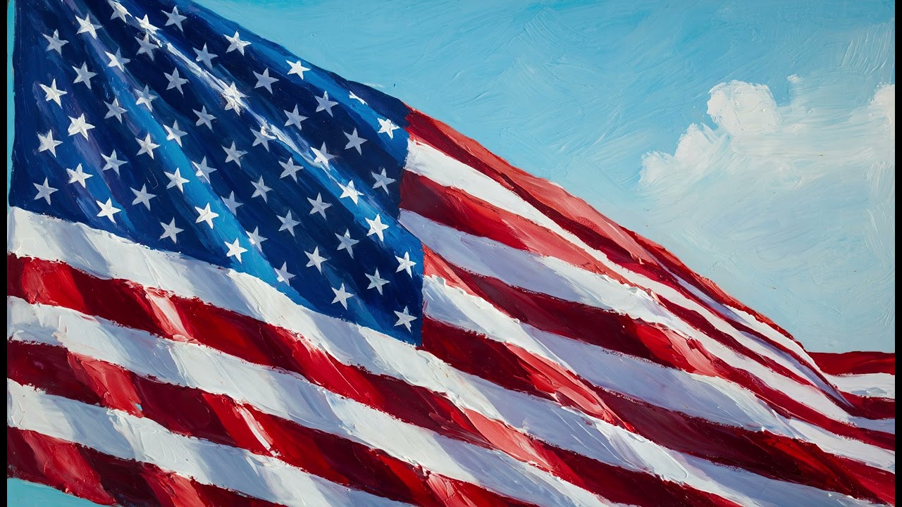 2-Hour 4K Frame TV Art | The Eternal Anthem: Majestic American Flag | Wallpaper TV Art | WLPR GLLRY