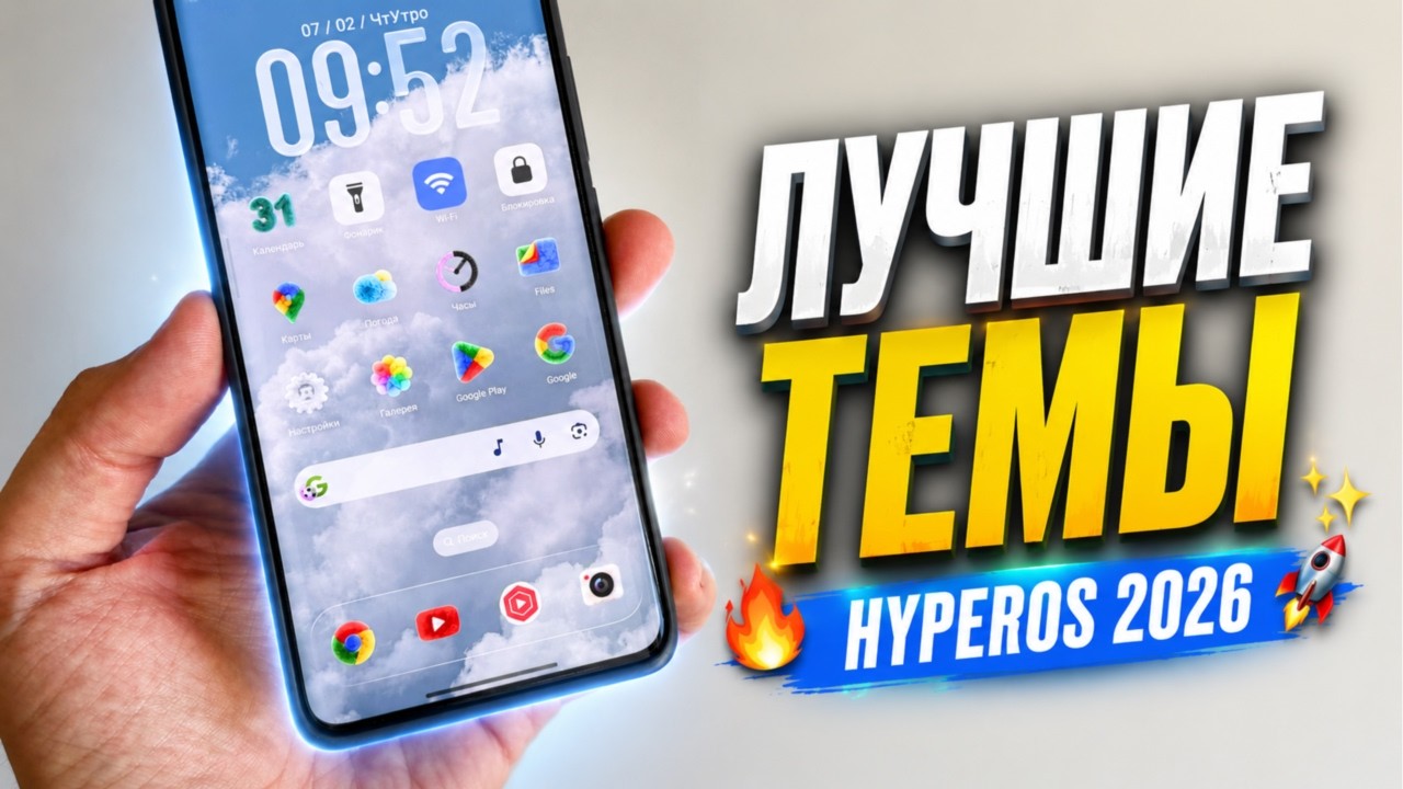 Лучшие темы для HyperOS в 2026 году! Твой Xiaomi станет совершенно другим