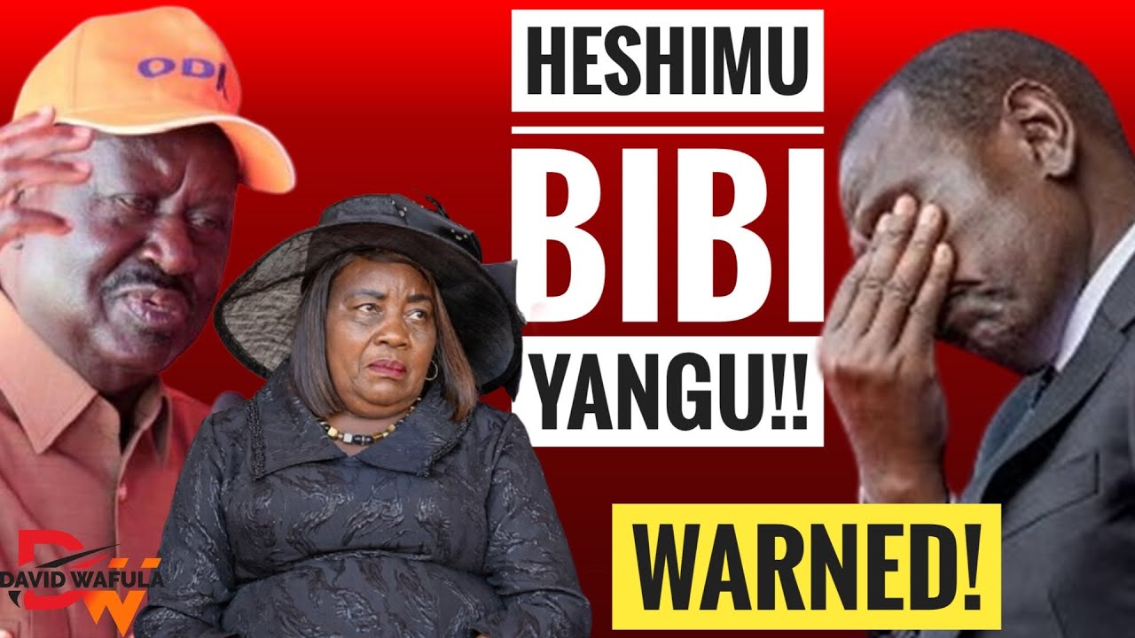 SHAMELESS RUTO APPOINTS IDA ODINGA AS KENYA'S HIGH REPRESENTATIVE TO UNEP!