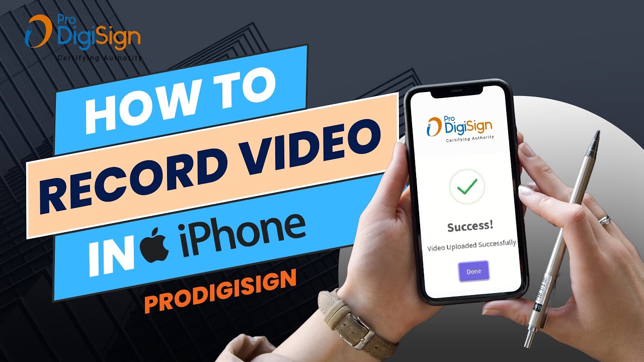 🎥 HOW TO RECORD PRODIGISIGN DSC VIDEO IN IPHONE 📱