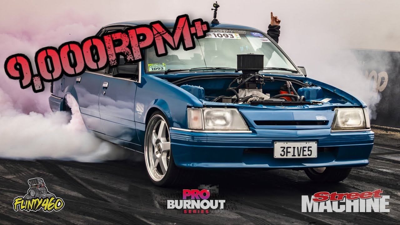 9,000RPM NASCAR POWERED VK BURNOUT – THIS THING SCREAMS! 💥