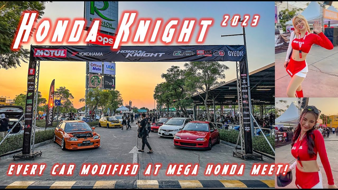Honda Knight 2023 … Every Car Modified at Mega Honda Meet!