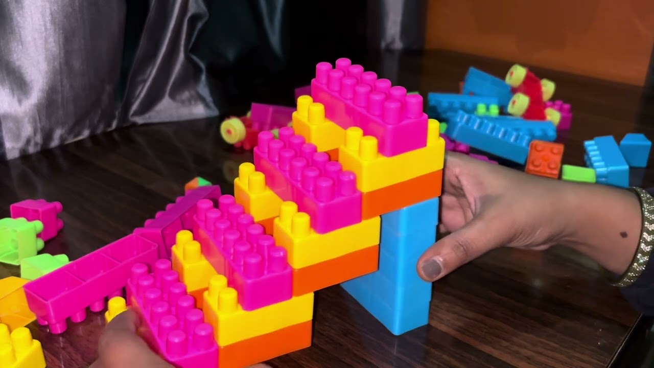 Satisfying DIY Stairs ASMR #funbuildingblocks #lego #diyfurniture #asmrsounds 