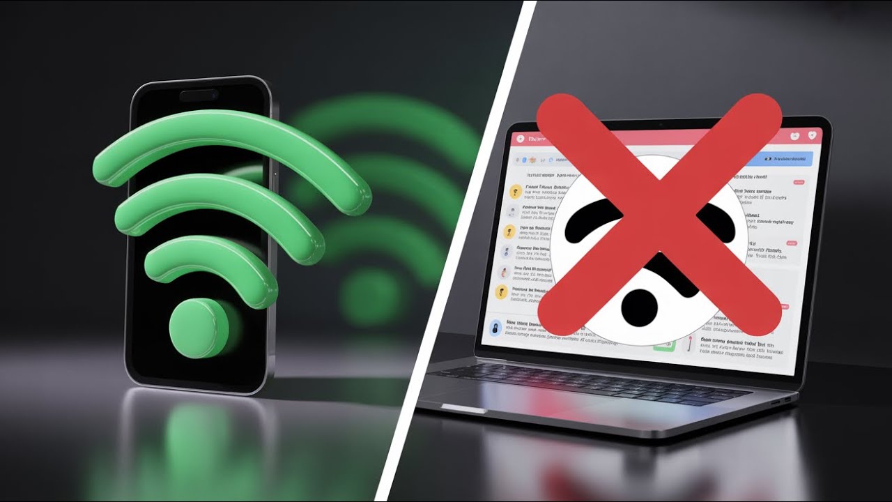 Phone Connects to WiFi But Laptop Won't? Try This First
