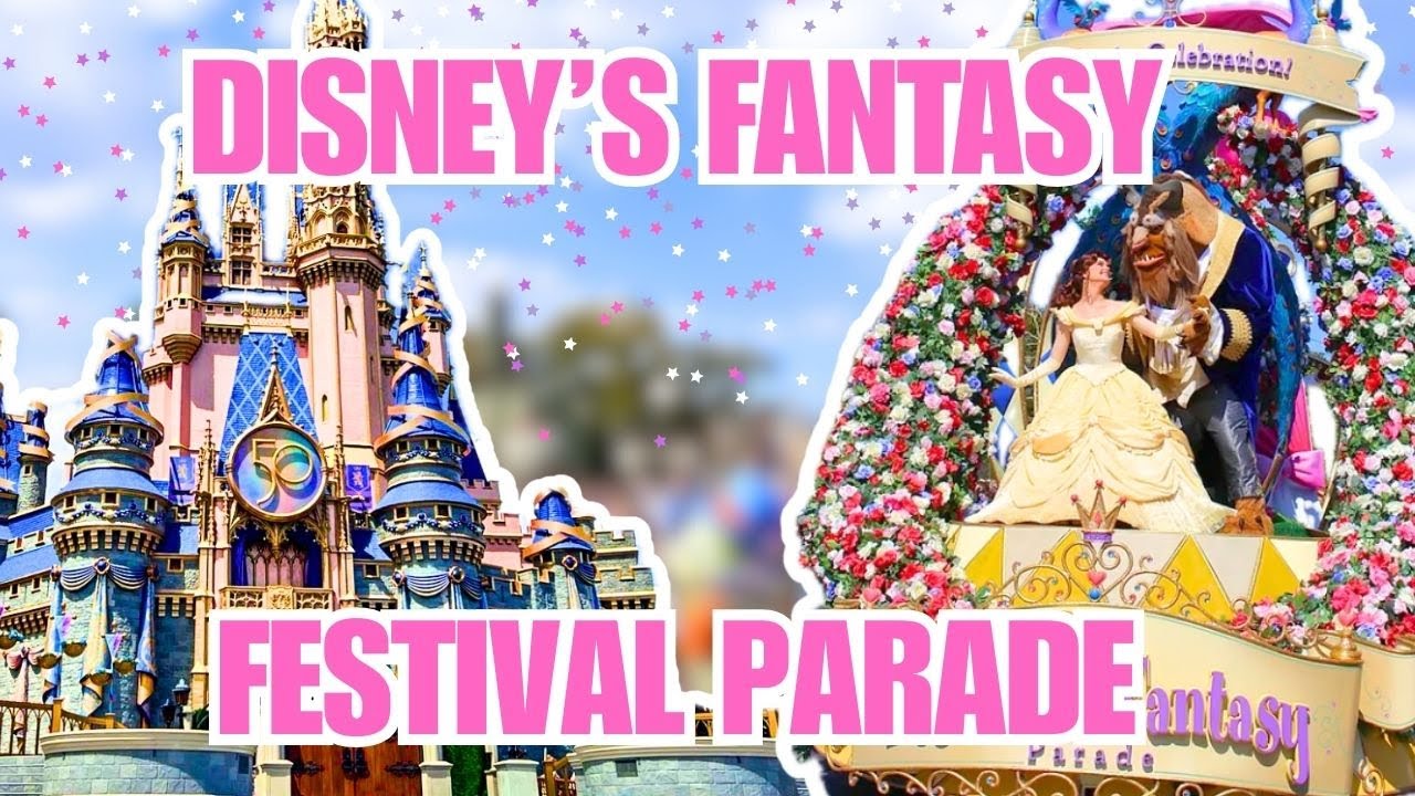 DISNEY FESTIVAL OF FANTASY PARADE MAGIC KINGDOM | 50TH ANNIVERSARY | DISNEY WORLD VLOG DECEMBER 2022