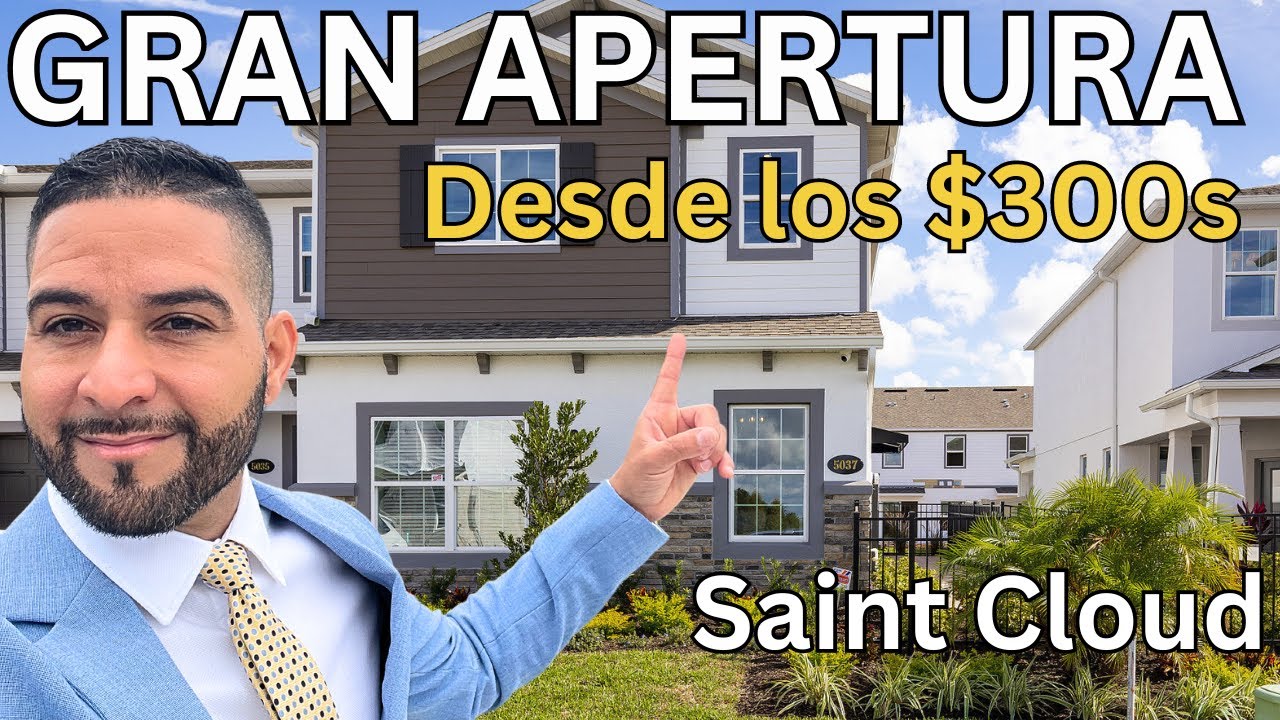 Nueva comunidad en Saint Cloud, Florida. Precios asequibles Townhomes desde los $300s.