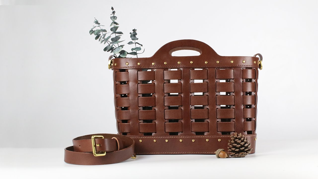 Making a Leather Tote (Free Pattern Included)