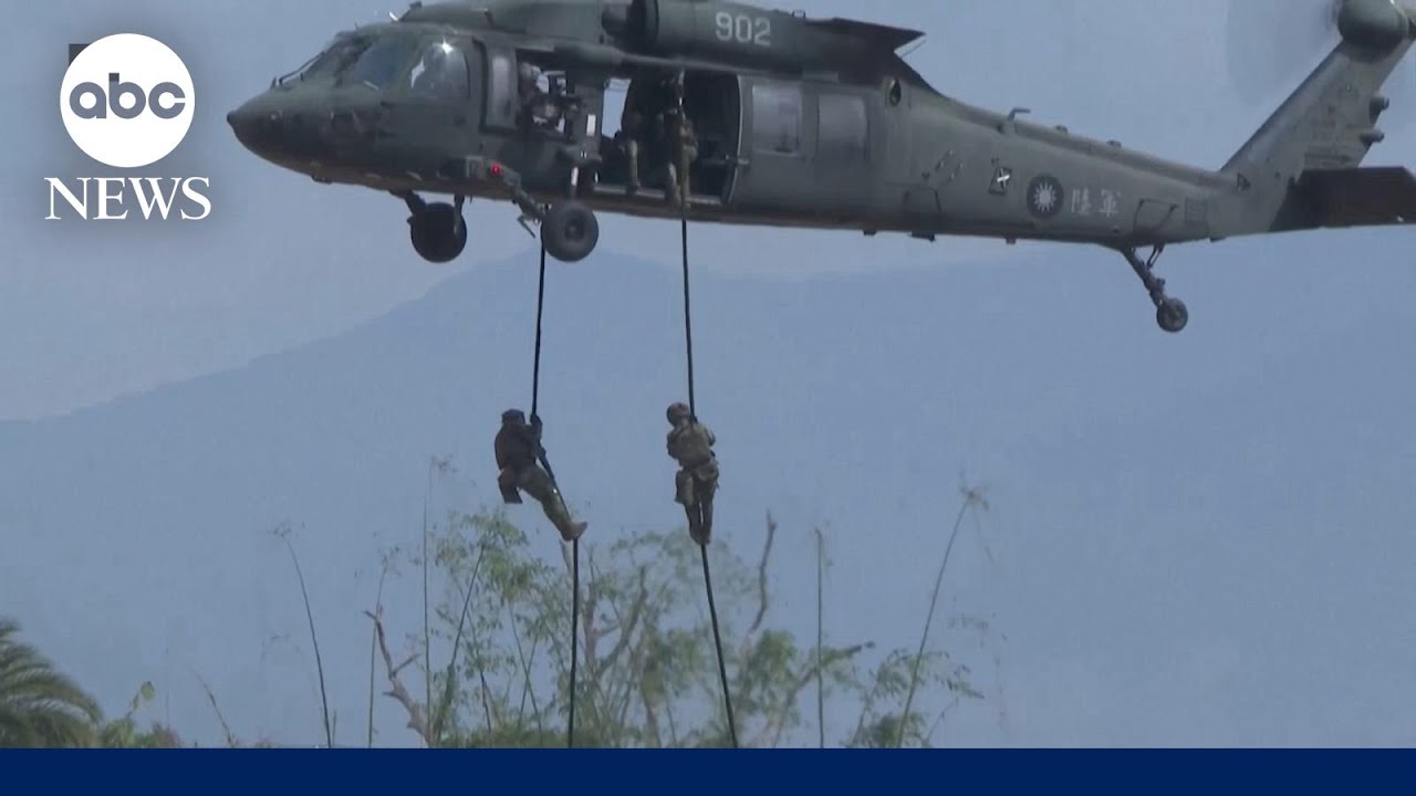 Taiwan conducts a series of military readiness drills