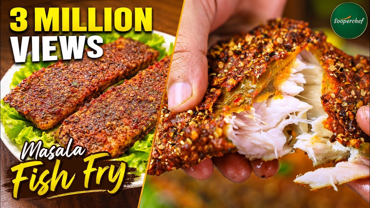 Crispy Masala Fish Fry Recipe - Spicy Fried Fish