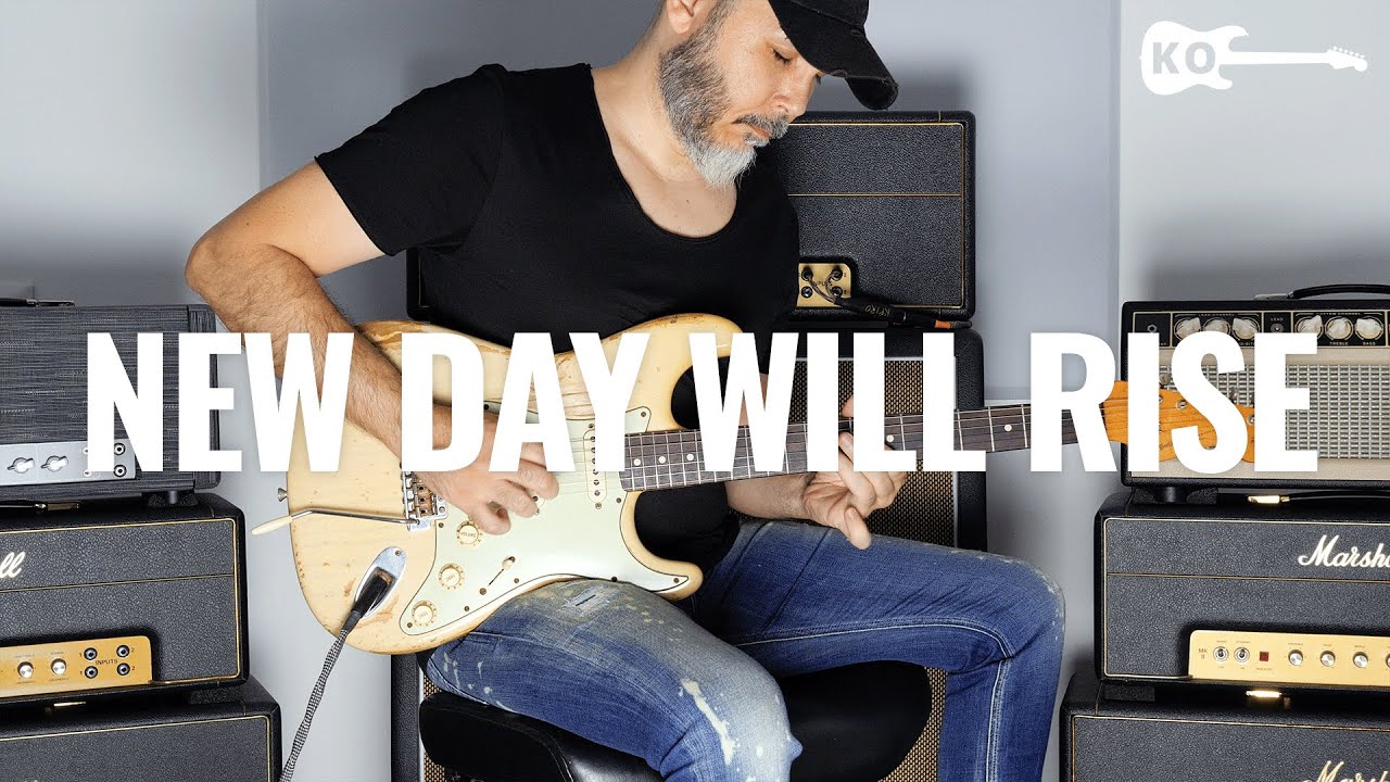 Yuval Raphael - New Day Will Rise - Eurovision 2025 - Electric Guitar Cover by Kfir Ochaion