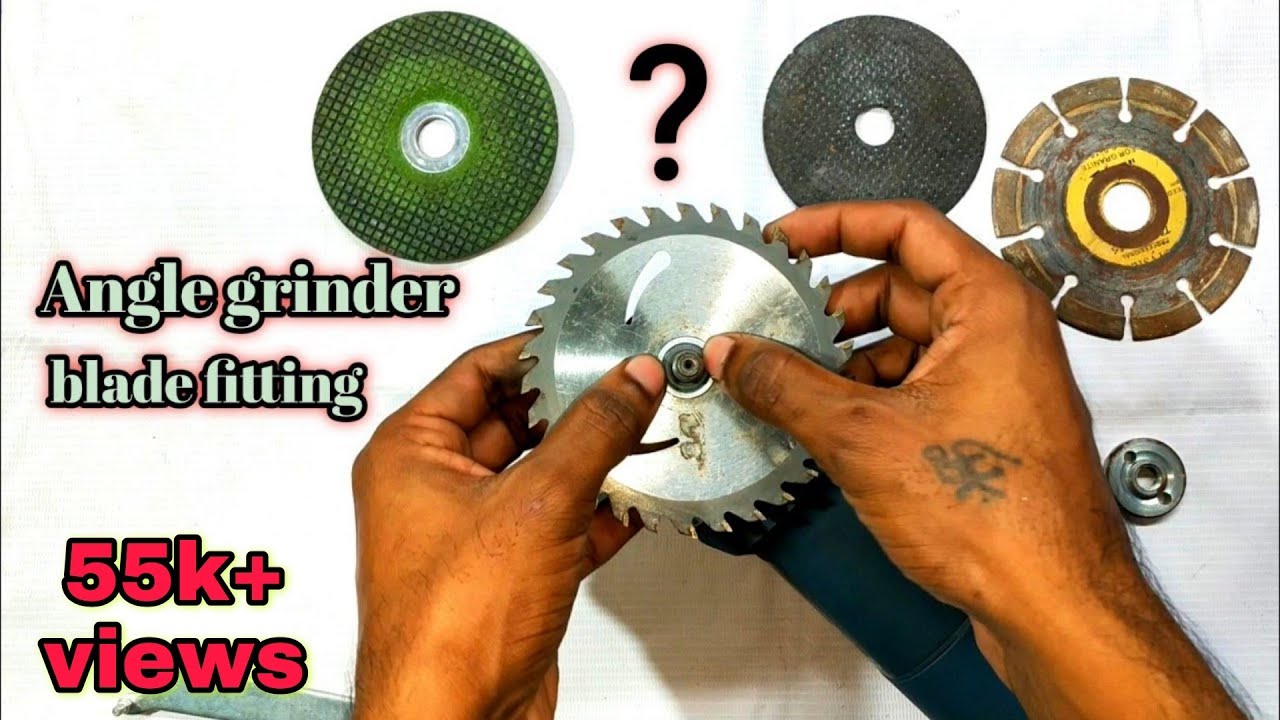 how to change angle grinder discs | angle grinder all blade fitting