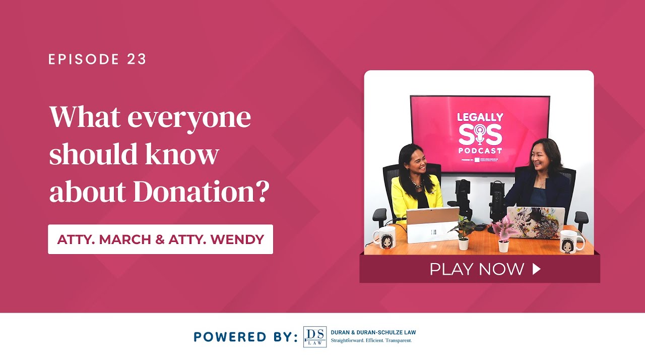 Episode 23: What Everyone Should Know about Donation?