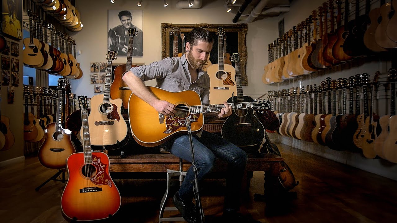 Gibson Montana Hummingbird Heritage Sunburst | Демонстрация CME Gear | Шелби Поллард