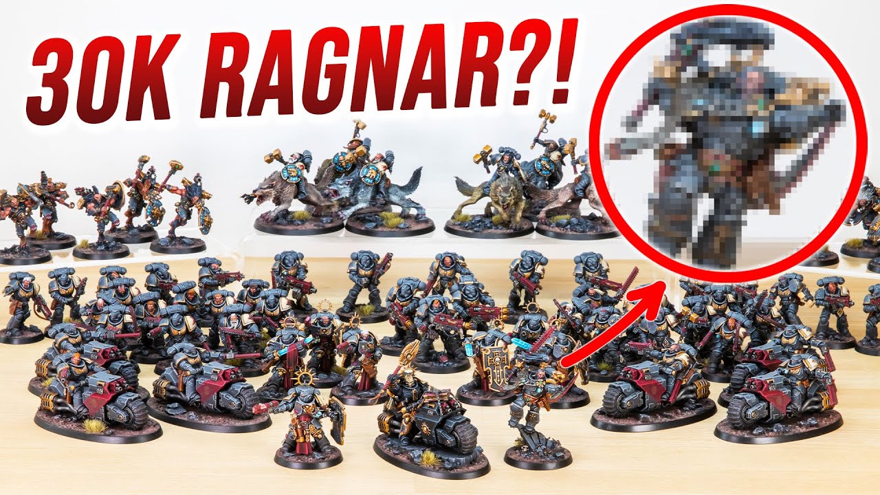 Painting 40K SPACE WOLVES in a HERESY Colour Scheme