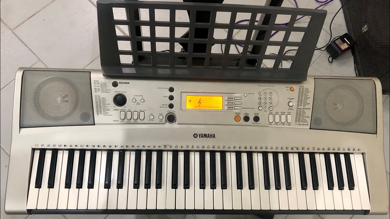 YAMAHA PSR-E313 — Фортепиано + Пэд (+Бонус) — С СУБТИТРАМИ