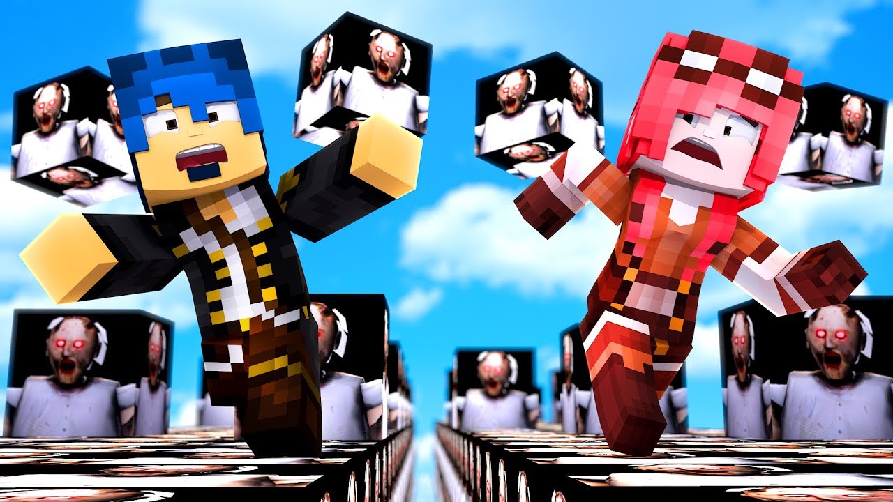 Minecraft ITA - LA CORSA DEI LUCKYBLOCK DI GRANNY!!