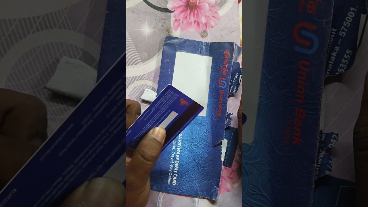 Union bank Visa Debit Card Unboxing 2024