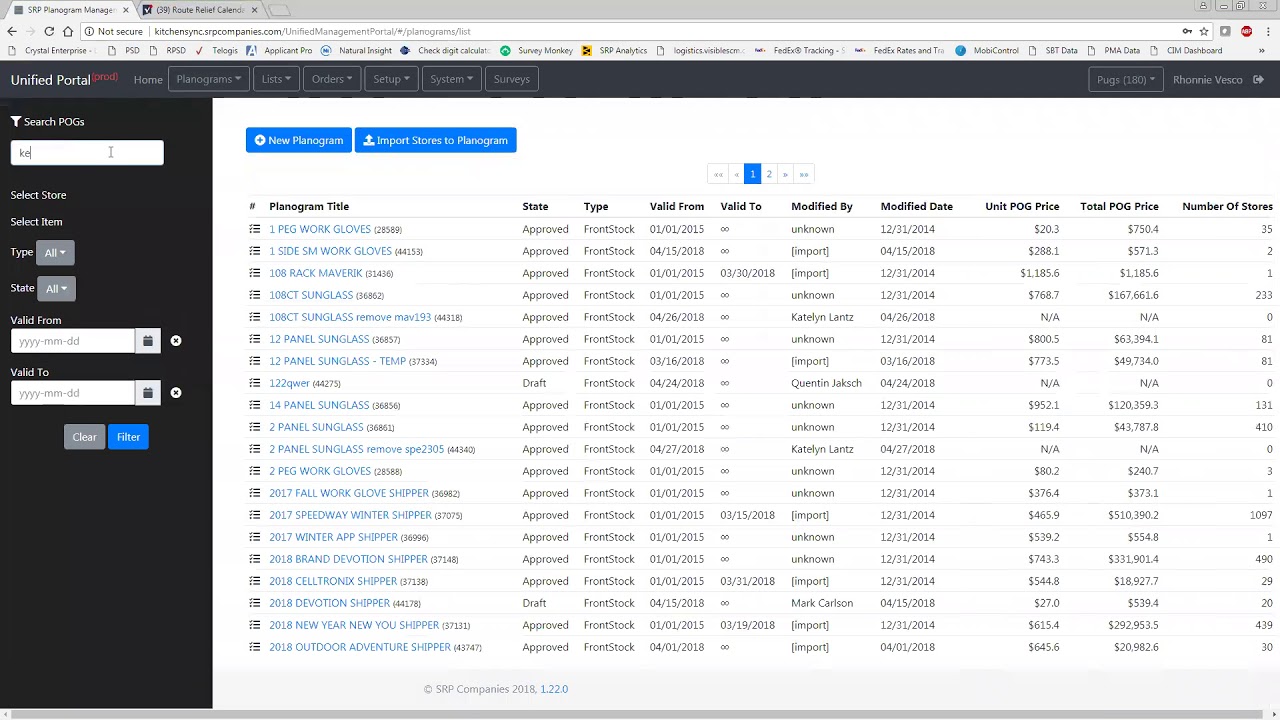 Unified Portal: Look Up Participation