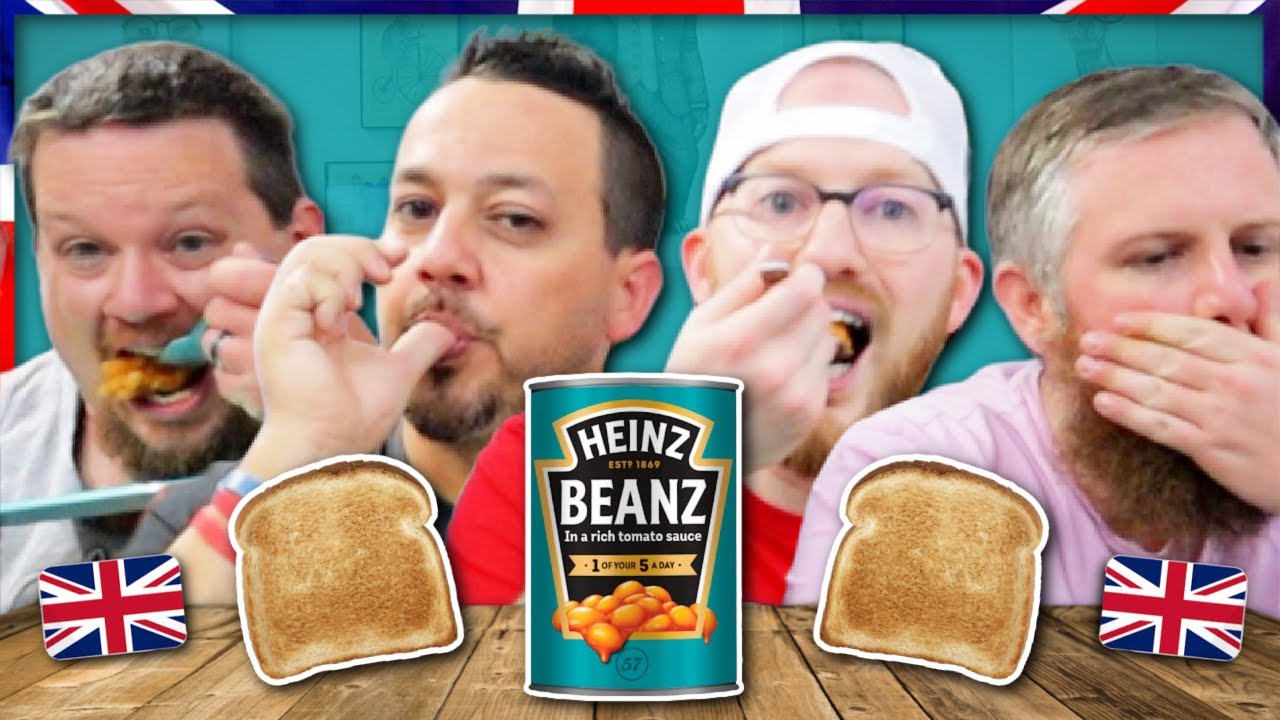 Americans Try BRITISH Beans On Toast | Heinz Beanz