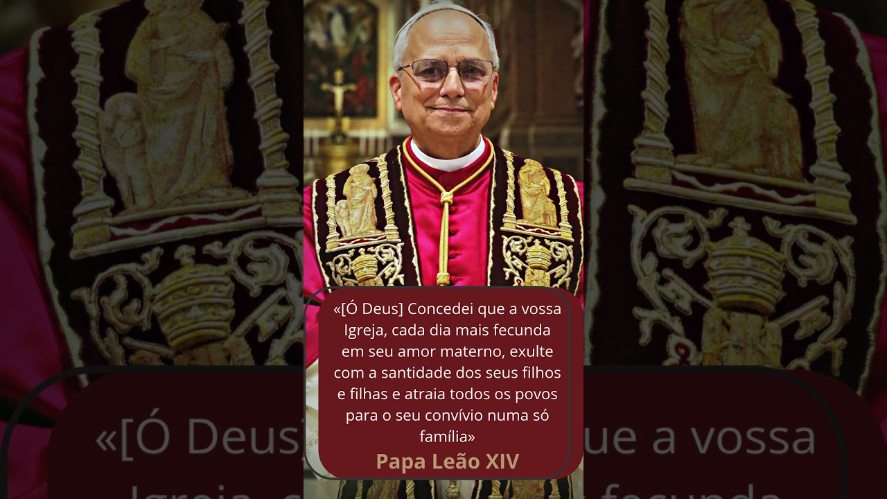 Ora&ccedil;&atilde;o...do Papa Le&atilde;o XIV ❤️ #shorts #viralshorts #ora&ccedil;&otilde;escat&oacute;licas