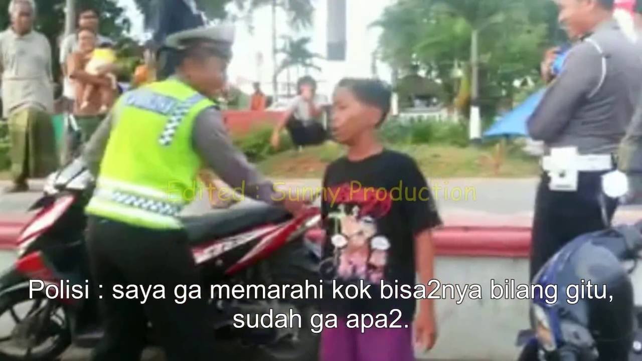 Kocak Bocah Kena Tilang Polisi Kendal  Bahasa Indonesia