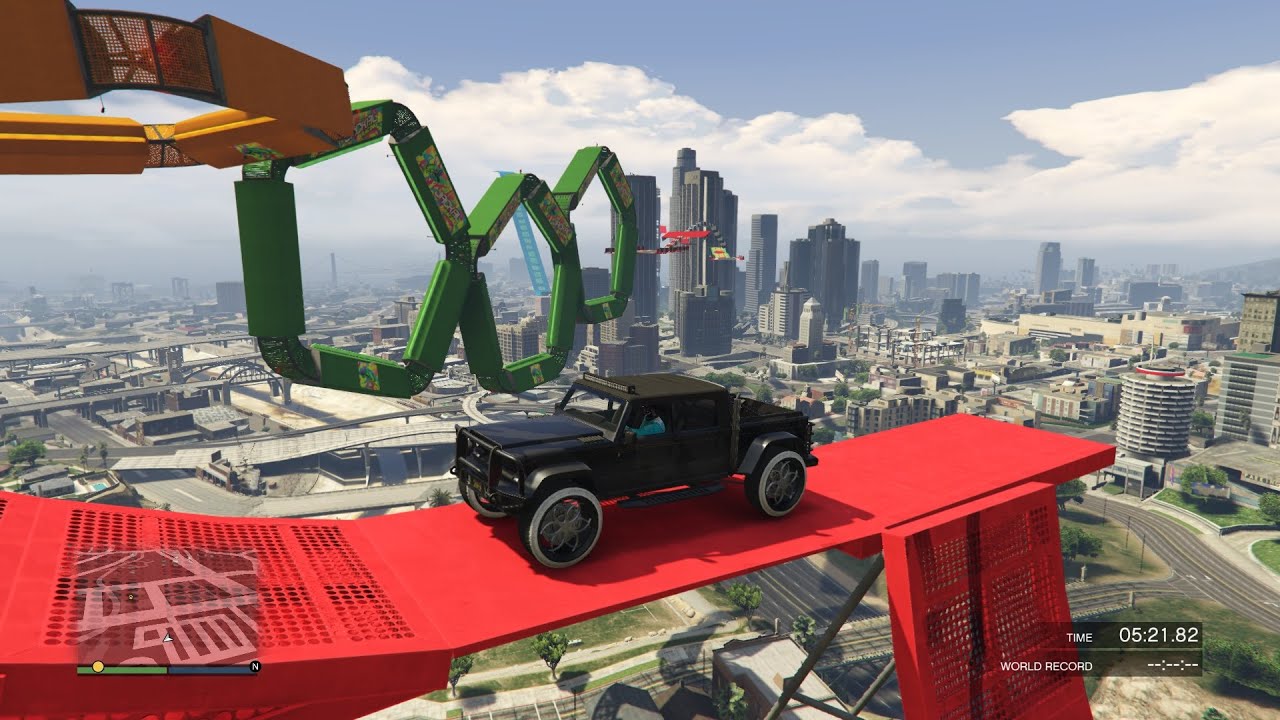 Gta 5 inpossible parkour 2 222.222% of people break their controller trying to complete this hard pa