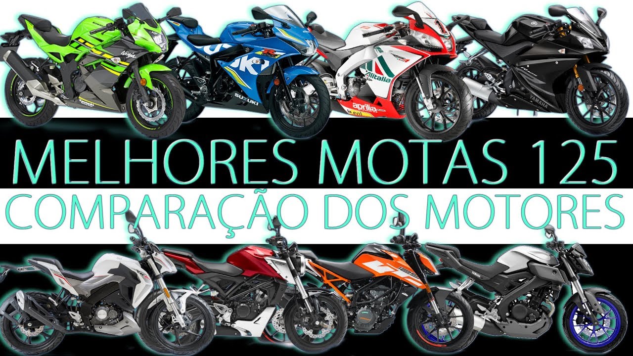 OS MELHORES MOTORES DAS MOTAS 125 CC 4 TEMPOS - ANÁLISE COMPARATIVA - DUO MOTOVLOG S02E15