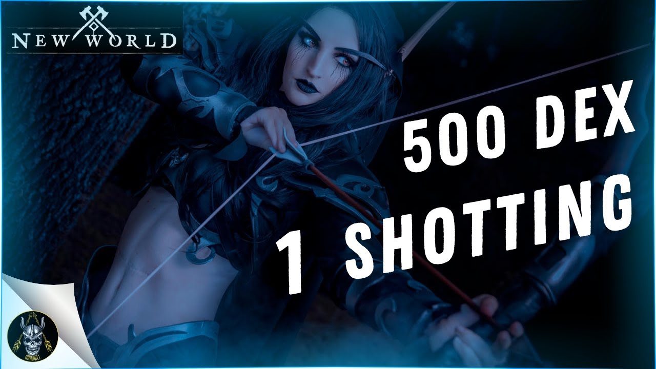 500 DEX MONTAGE! NEW WORLD BOW PVP!