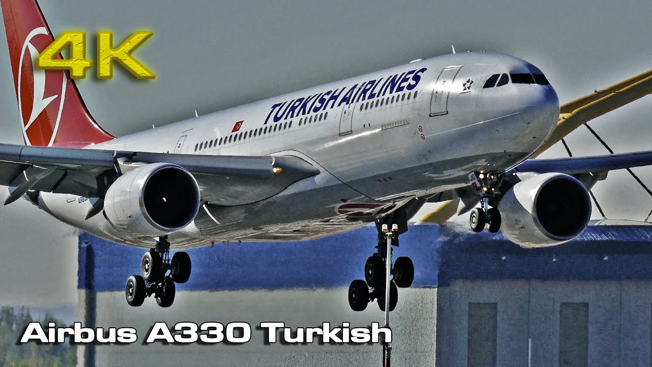 Airbus A330 Turkish Madrid (MAD) [4K]