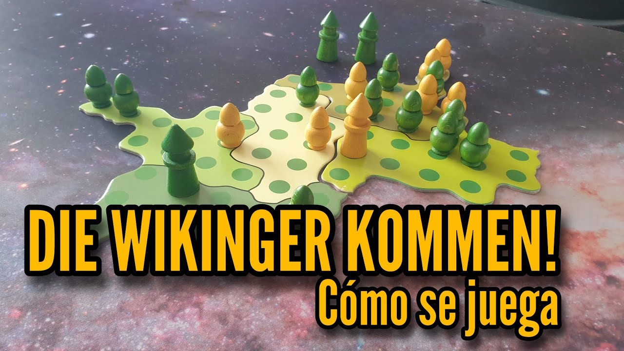 DIE WIKINGER KOMMEN! (CLAIM) - Tutorial en español y partidas - Juego de mesa abstracto