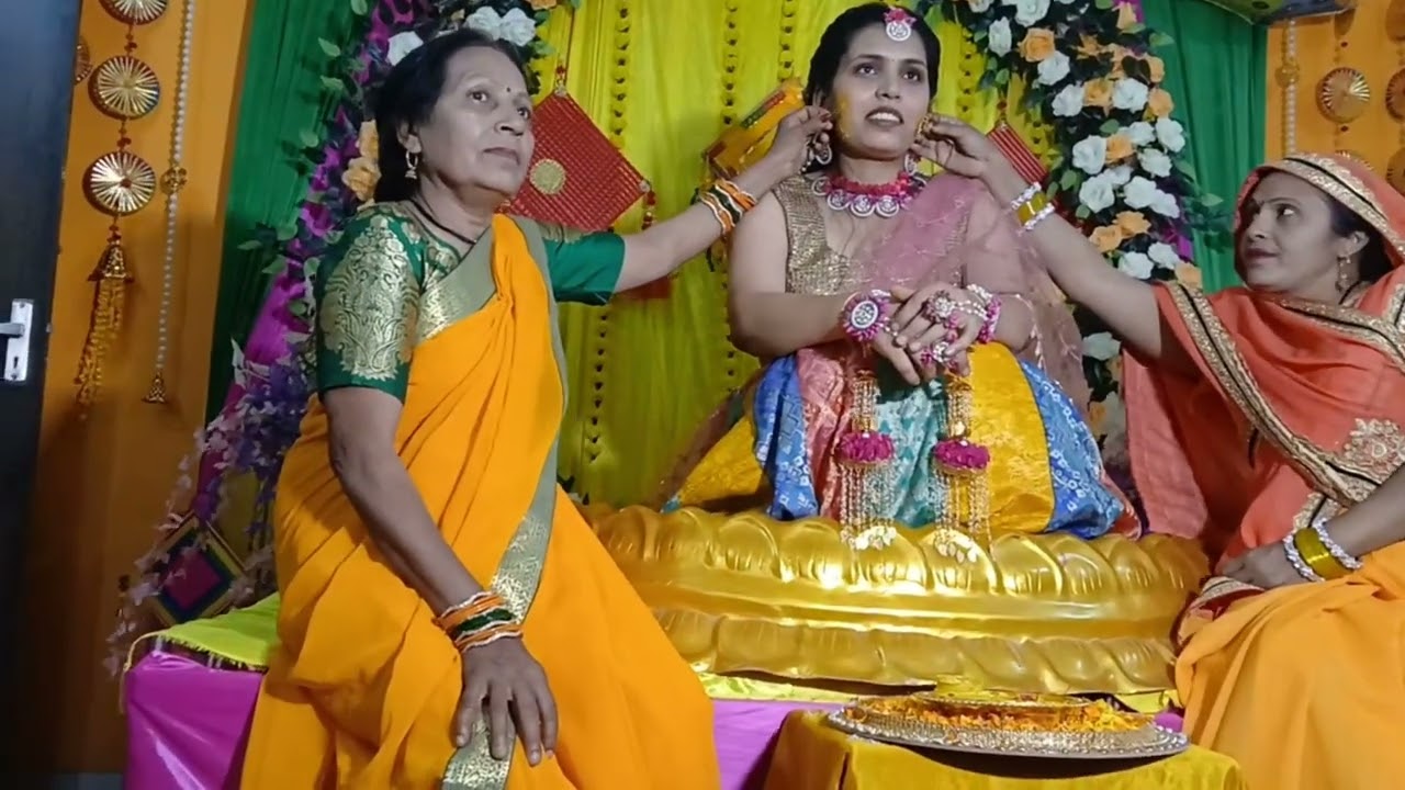 Haldi Sangeet rasam