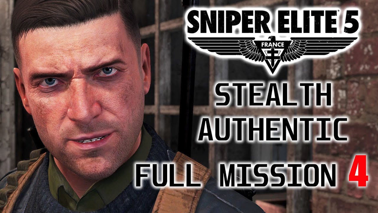 MISSION 4 / WAR FACTORY – SNIPER ELITE 5 Authentic Stealth No Alarms Gameplay Walkthrough