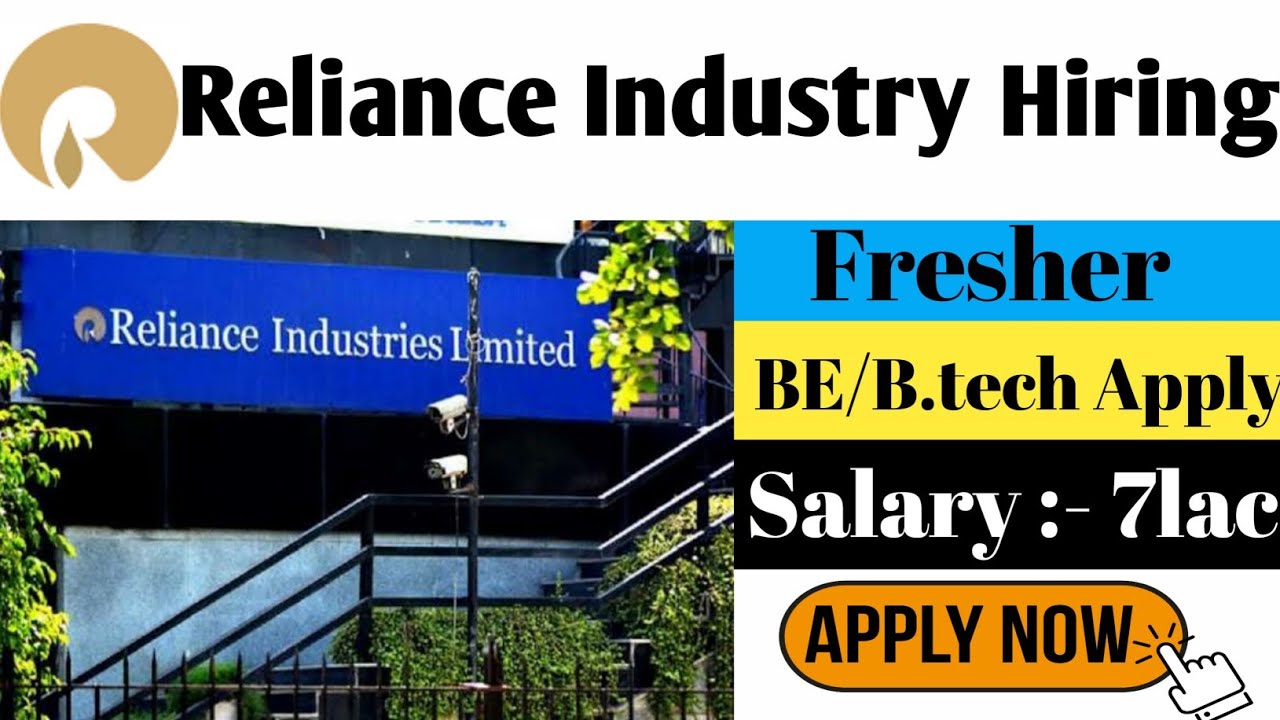 Reliance industry hiring fresher 2021| 2021 Pass out jobs| Mechanical Jobs| Chemical Jobs| Mnc Jobs