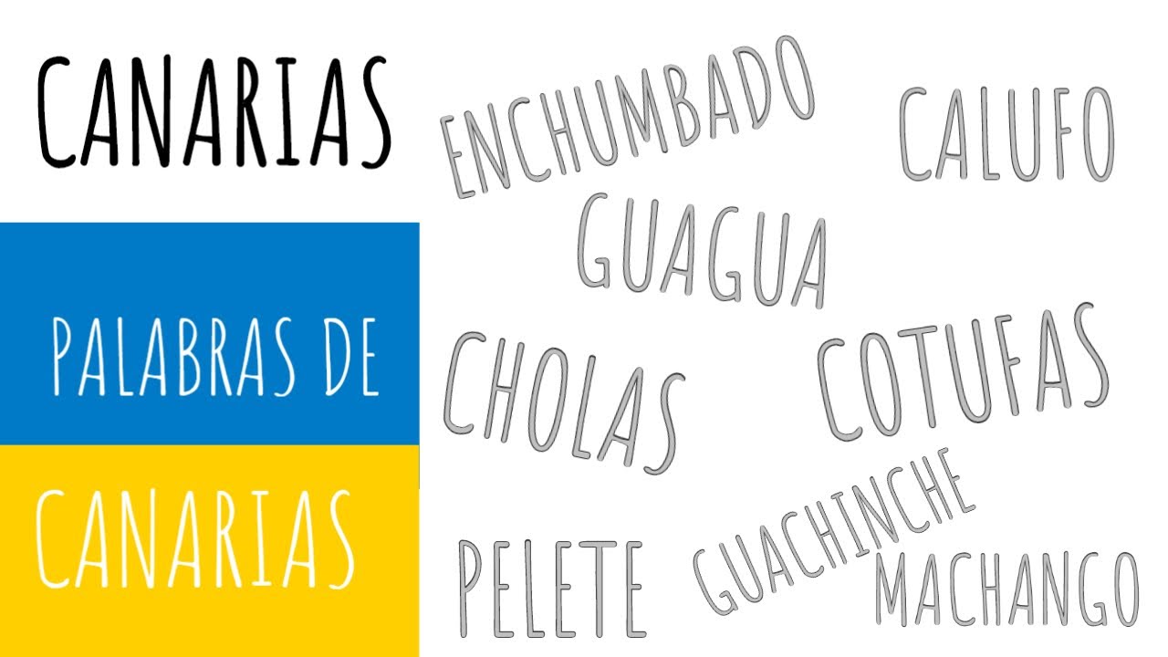 PALABRAS CANARIAS