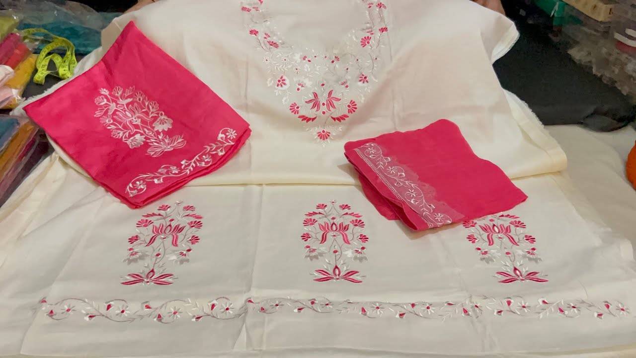 Jaam cotton ke bottom work ke suit ❤️latest design new color ❤️#new #fashion #brand