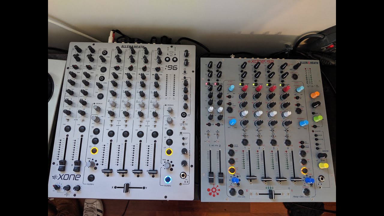 Allen & Heath Xone 96 vs Xone 92