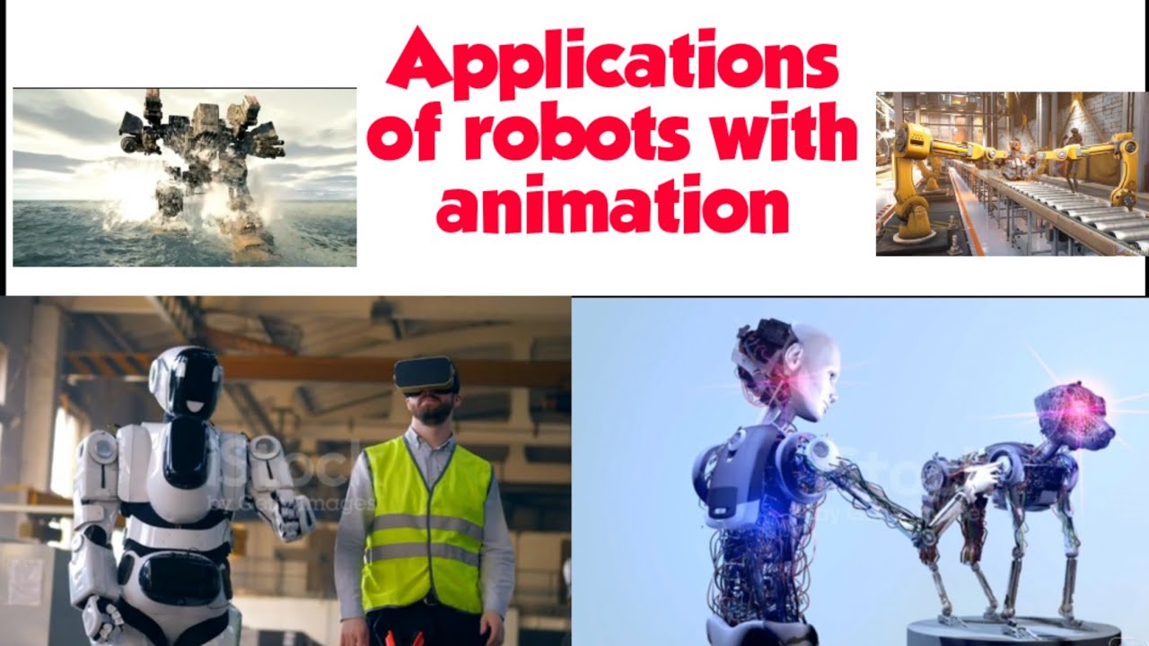Applications of robots with animation