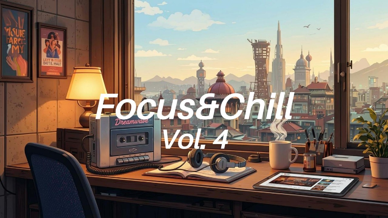 Focus & Chill Vol. 4 ✨📻 Afternoon K-Pop & City Pop Lo-Fi Beats: Focus & Productivity | Dreamwave FM